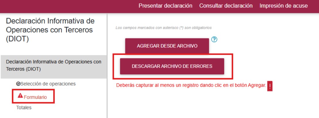 DIOT service pack